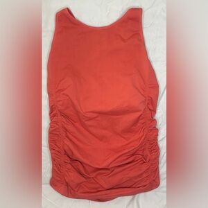 Nux Ruched Coral Activewear